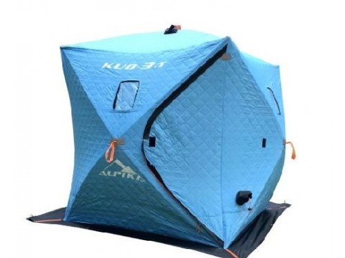 Палатка зимняя утепленная Alpika ICEKUB -3T+ 3-х местная 180*180*200